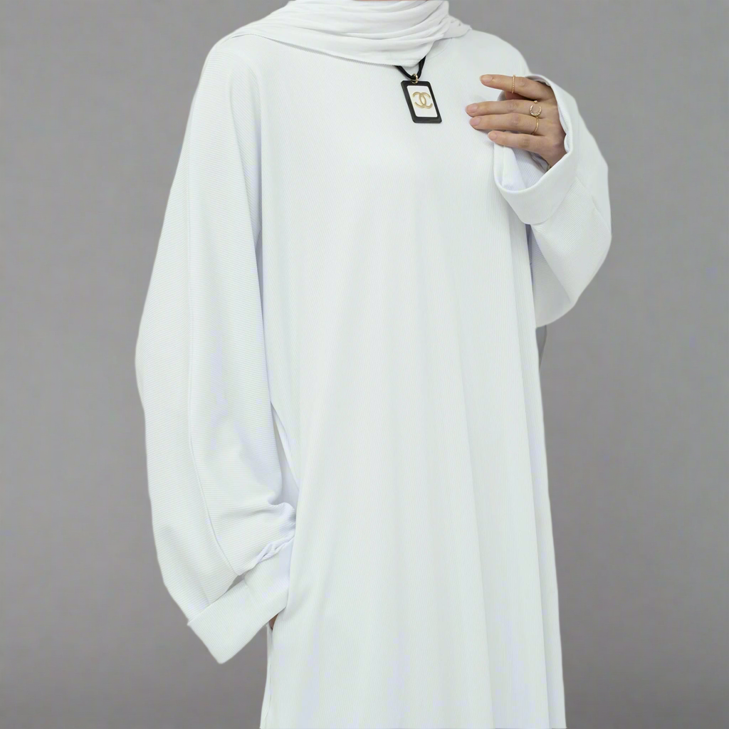 Mona Abaya in White