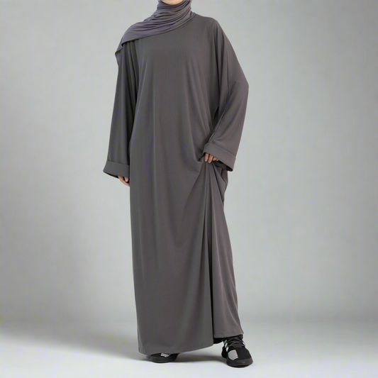 Mona Abaya in Grey