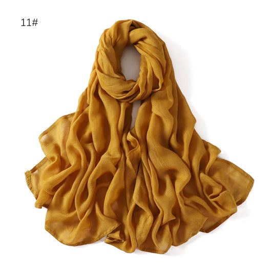 Mustard Model Hijab