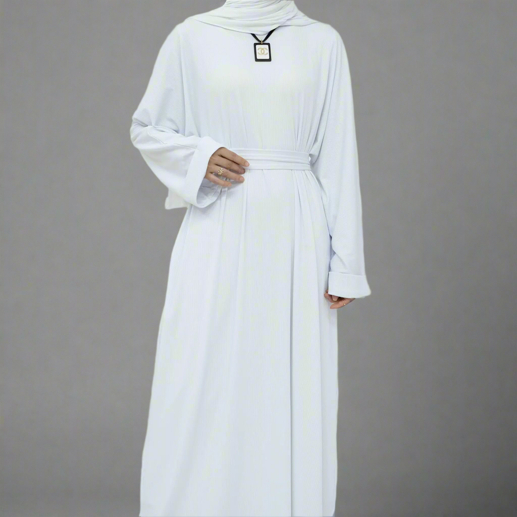 Mona Abaya in White