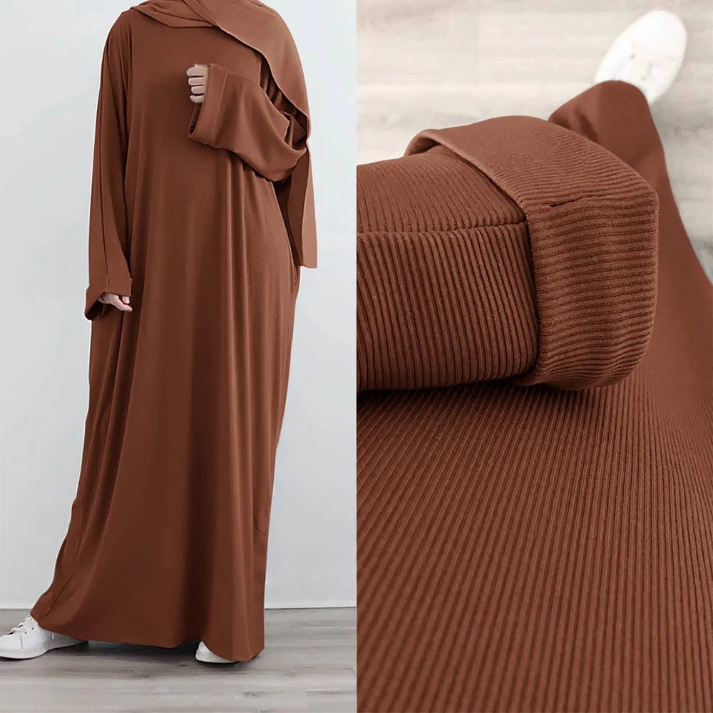 Mona Abaya In Brown