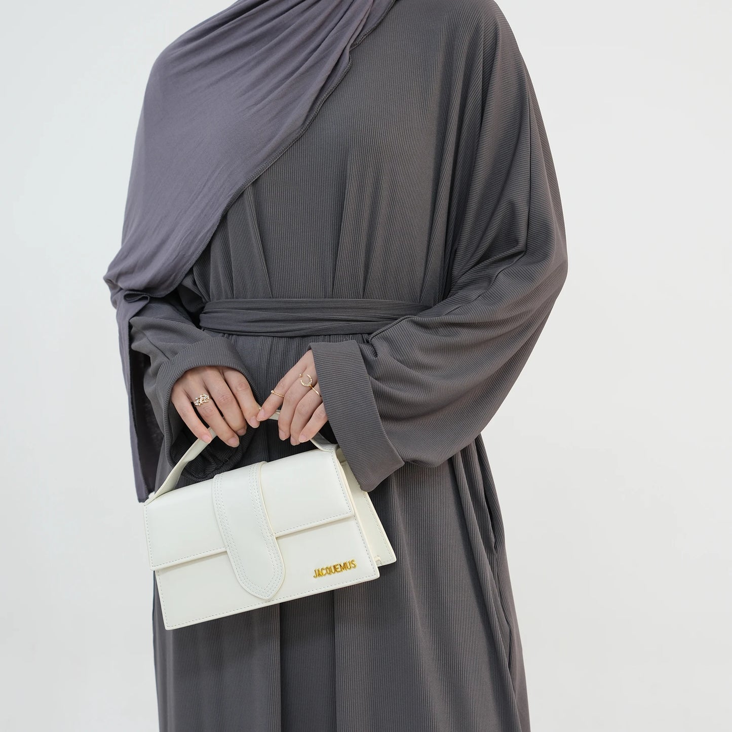 Mona Abaya in Grey